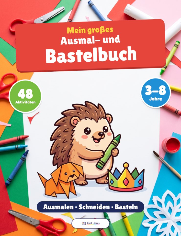 Mein großes Ausmal- und Bastelbuch